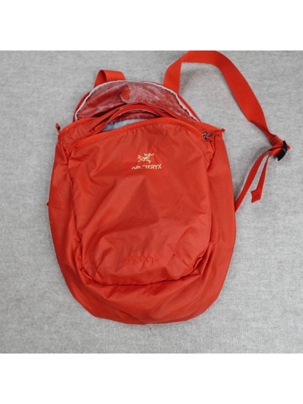 Arc'Teryx Backpack Orange Red Index 15 Nylon